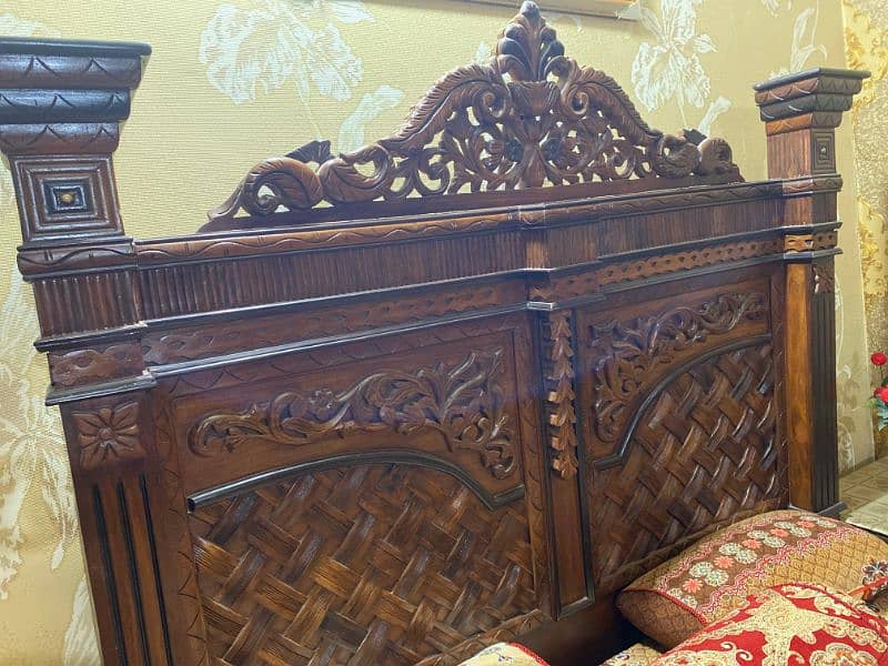 King Size Bed 2 Sides Table Dressing Table 3
