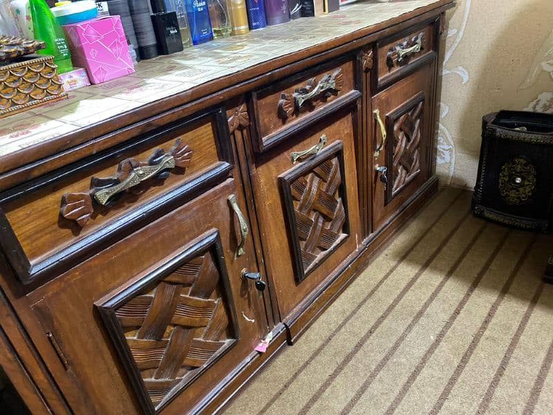 King Size Bed 2 Sides Table Dressing Table 7