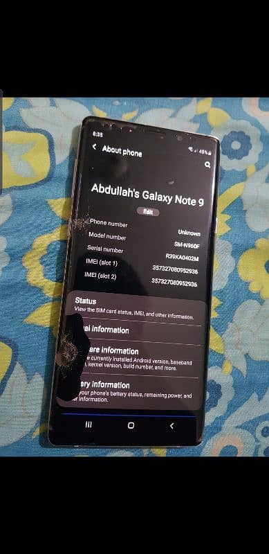 Samsung Galaxy Note 9 1