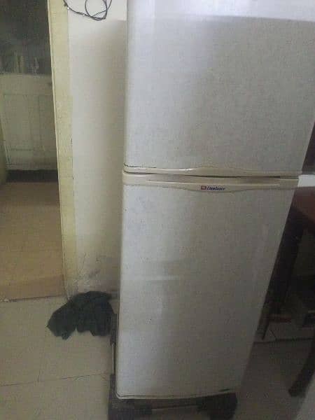 A Fridge with free fridge stand 0
