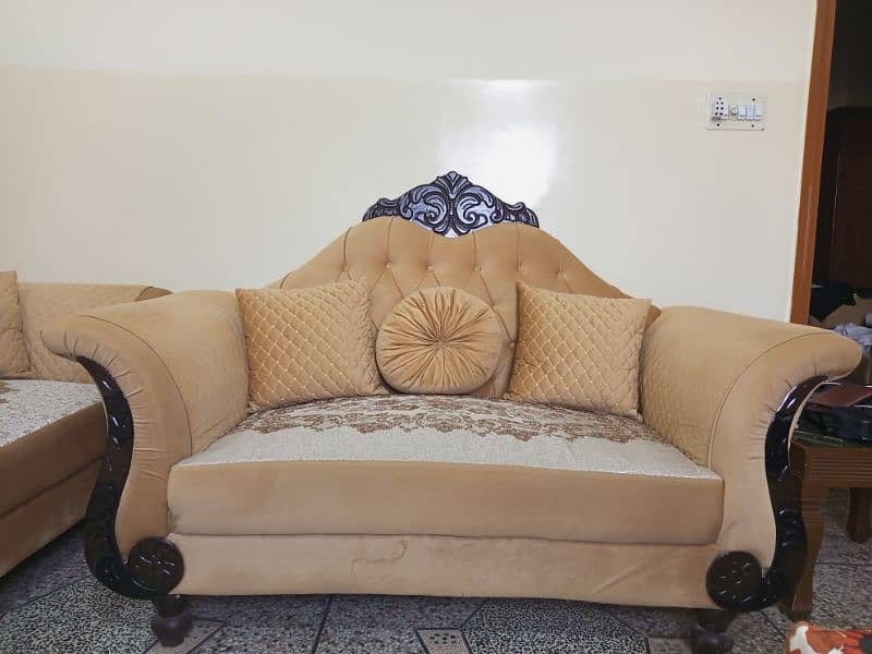 7 Seater Sofa Set with Tables 1