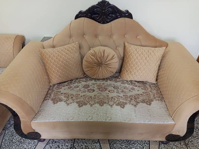 7 Seater Sofa Set with Tables 2