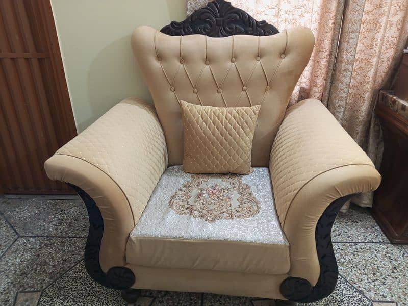 7 Seater Sofa Set with Tables 5