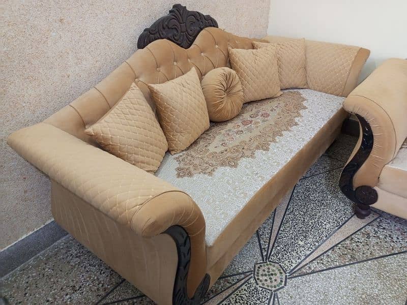 7 Seater Sofa Set with Tables 6