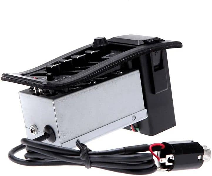 4-Band EQ Equalizer Pre-Amp Acoustic Guitar Preamp Amplifier Tuner 2
