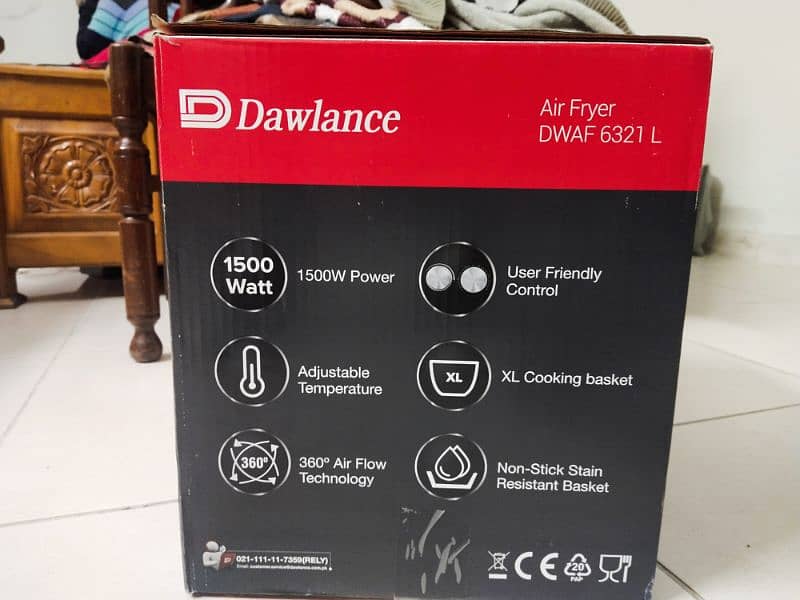 dawlence air fryer new condition 1