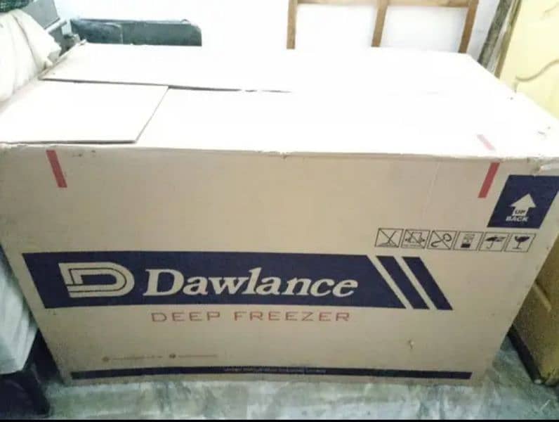 Box Packed Double door Deep Freezer. only one time used 1