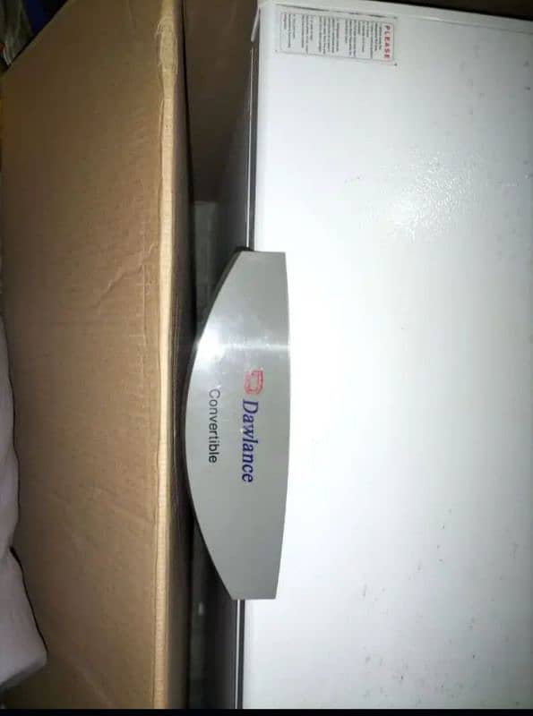 Box Packed Double door Deep Freezer. only one time used 8