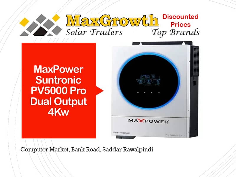 MaxPower PV5000 Solar Inverter 0