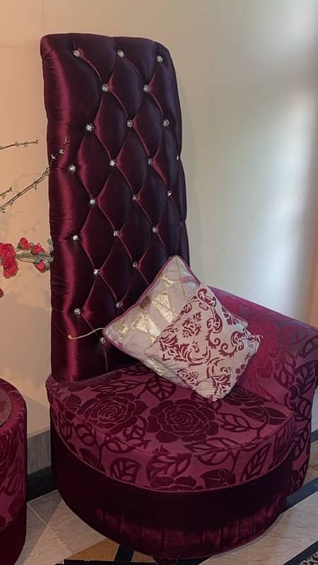 high back chairs with table 3