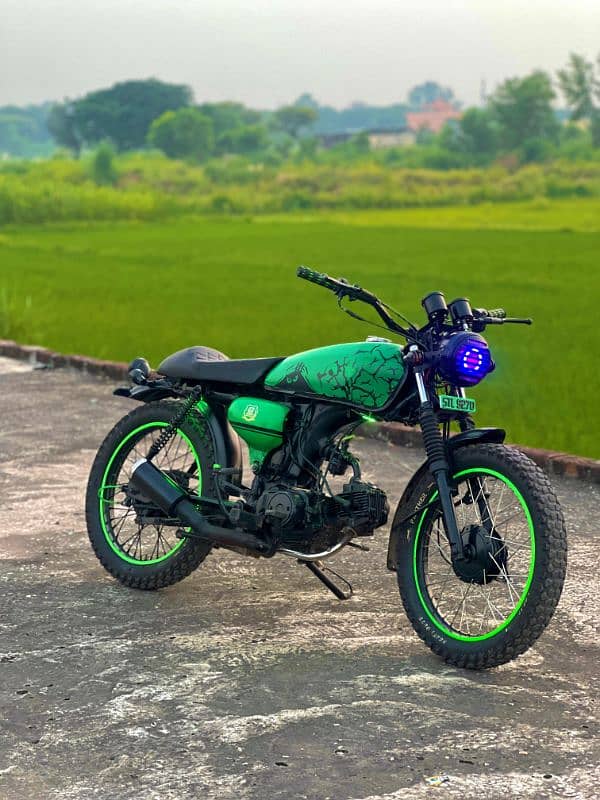 cd70 converted into cafe racer bike 0