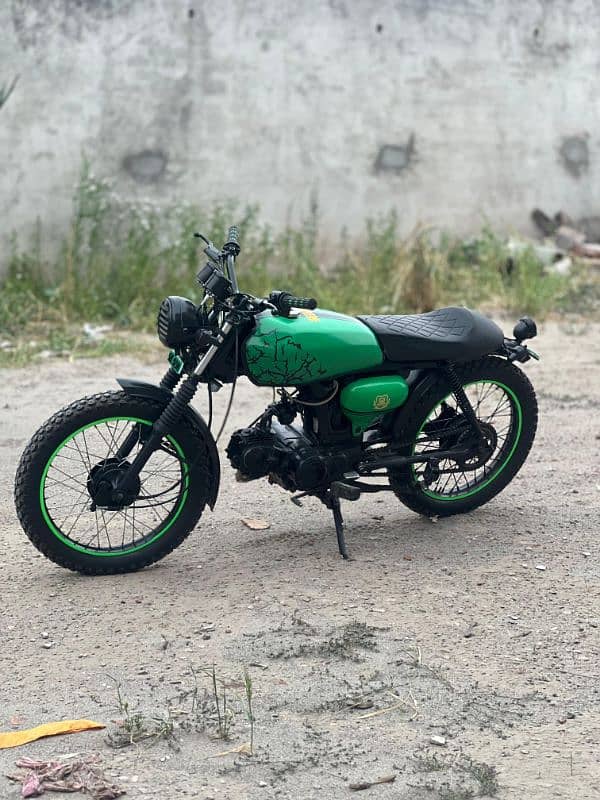 cd70 converted into cafe racer bike 1