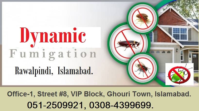 Fumigation, Termite proofing & Pest control RWP/Isd 0