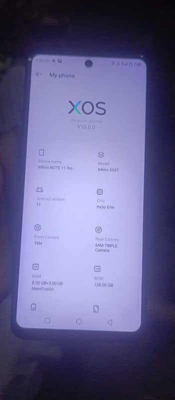 Infinix note 11 pro 8+3/128 4