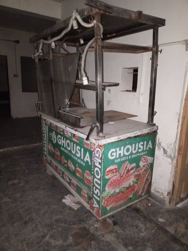 steel counter for burger and shawarma 2