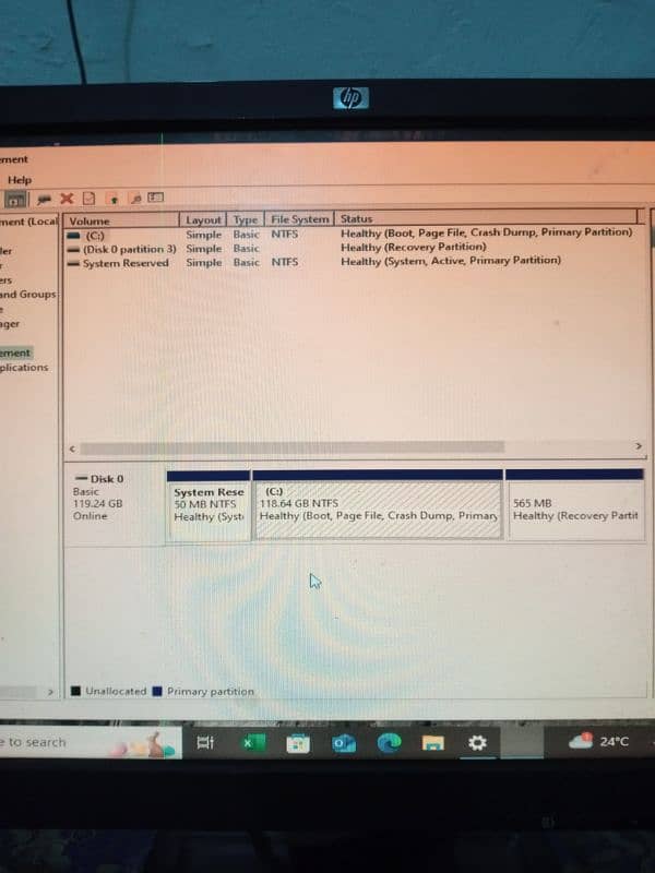 Hp LCD Le901 and CPU for sale. 12