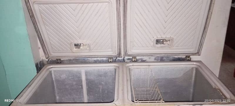 waves deep freezer two door 1