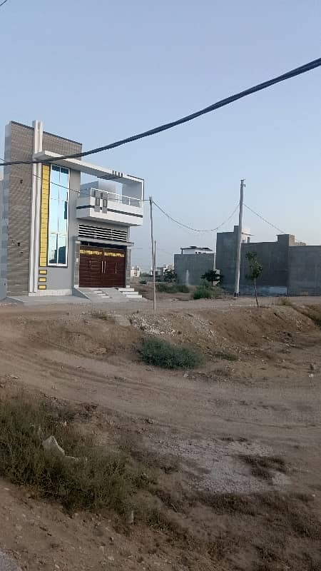 120 Square Yard West Open Transfer Plot For Sale In Block 1 PIR AHMED ZAMAN TOWN 3