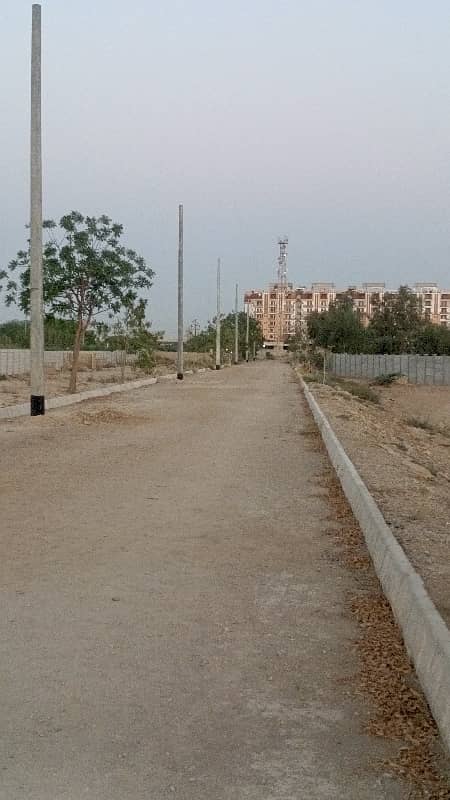120 Square Yard West Open Transfer Plot For Sale In Block 1 PIR AHMED ZAMAN TOWN 4