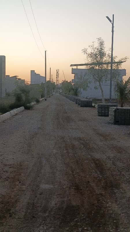 120 Square Yard West Open Transfer Plot For Sale In Block 1 PIR AHMED ZAMAN TOWN 7