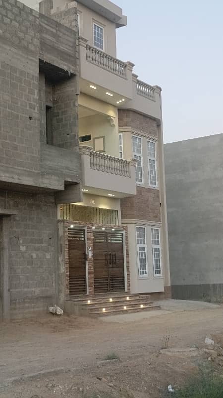 120 Square Yard West Open Transfer Plot For Sale In Block 1 PIR AHMED ZAMAN TOWN 9