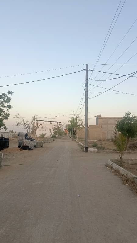 120 Square Yard West Open Transfer Plot For Sale In Block 1 PIR AHMED ZAMAN TOWN 23
