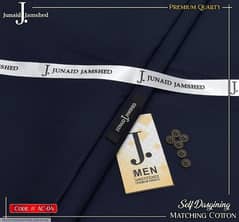 unstitched cotton suit