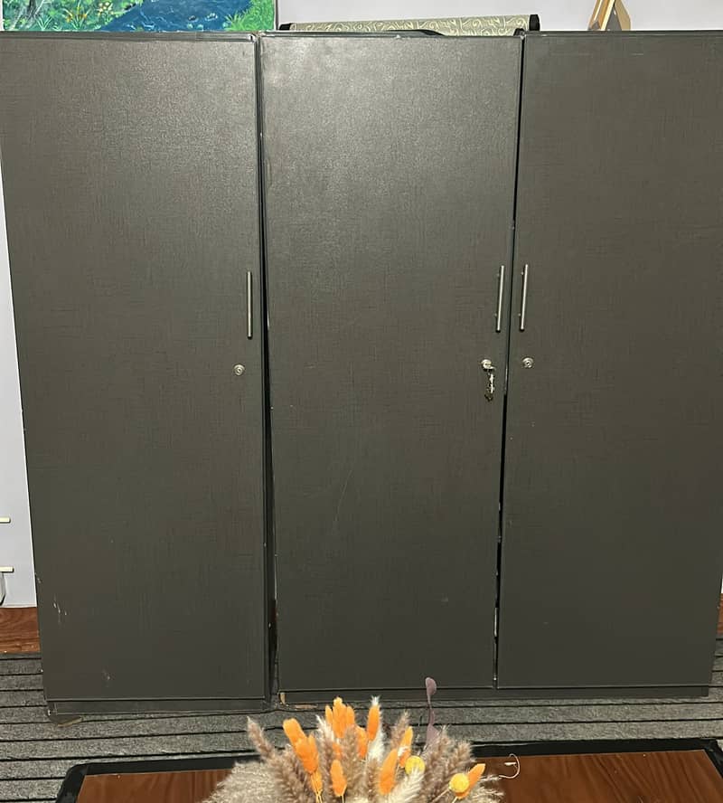 big shelf for home or office. with a seperate part on top 2