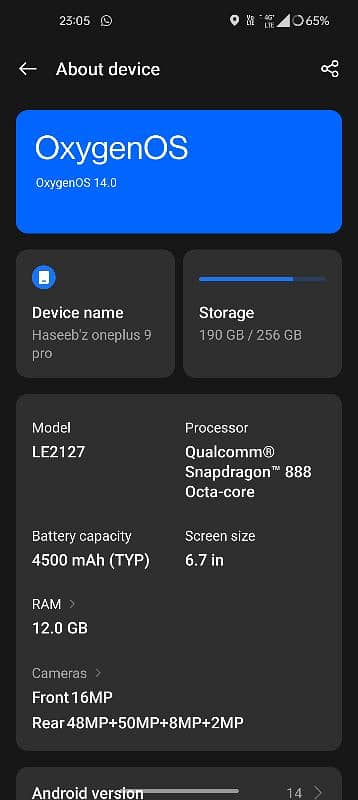 one plus 9 pro single sim 2