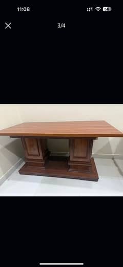 Wooden Table  with 4 Posish wooden chairs
