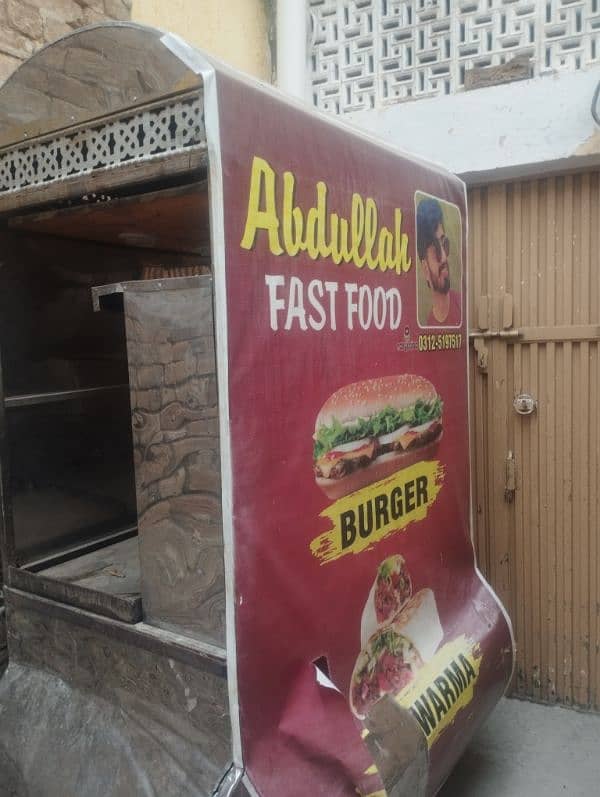 burger shawarma counter urgent for sale 1