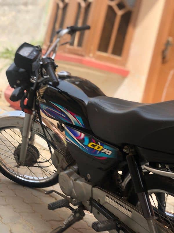 Honda cd70 2024 black 11