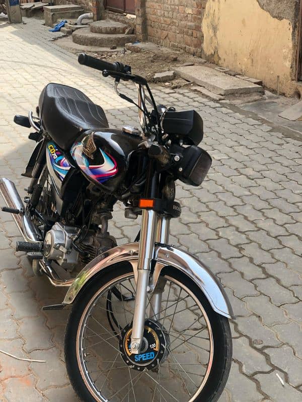Honda cd70 2024 black 12