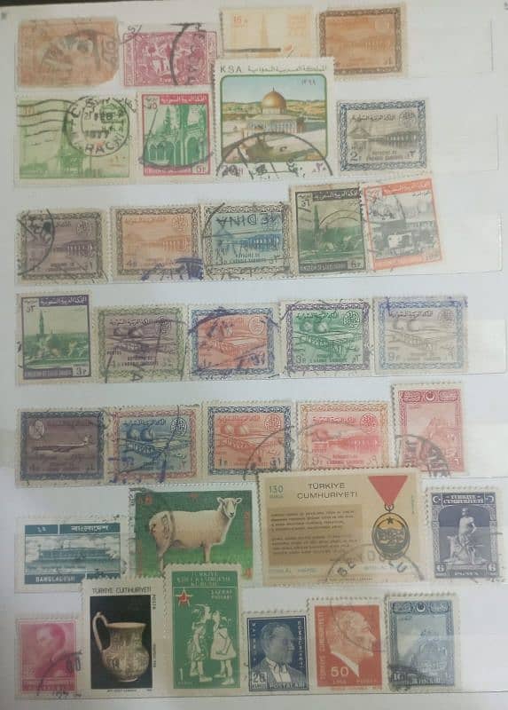 2700+ Unique Used Worldwide Postal Stamps 6