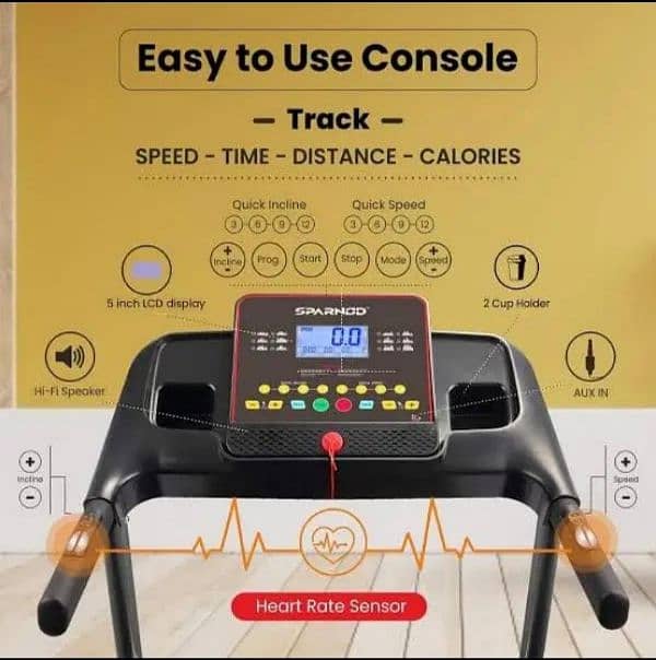 Used treadmill Sparnod STH4000 2