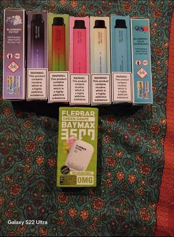 Imported disposable pod Available 0