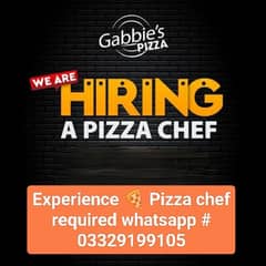 Pizza chef required