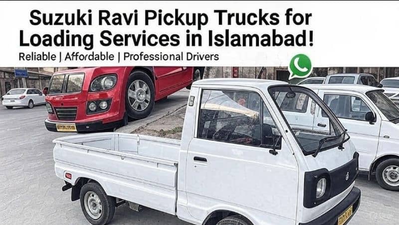 Suzuki Ravi pick up available for loading in Islamabad 1
