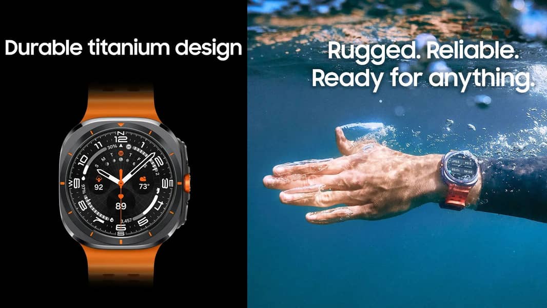 Latest Samsung Galaxy Watch Ultra LTE Titanium Gray Silver 47mm (2024) 1