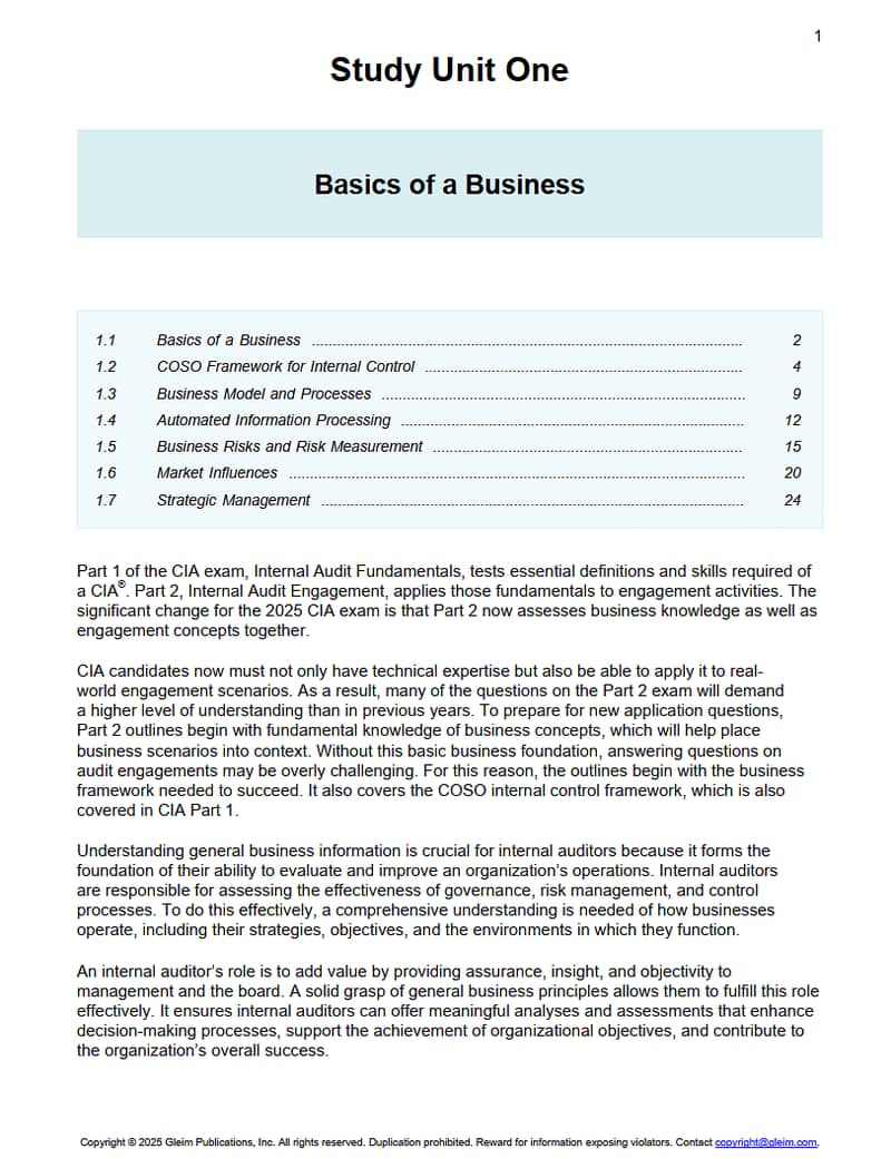 2025 Gleim CIA all 3 parts ebooks and Qbanks available now. 3