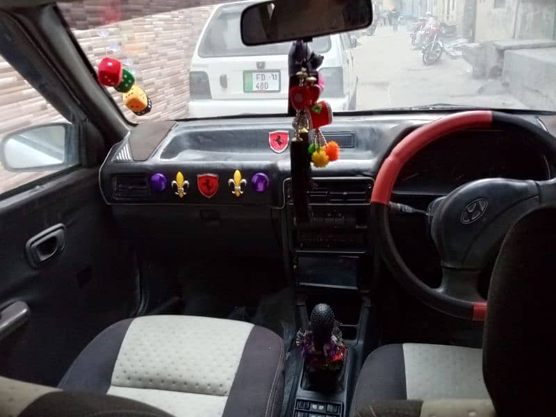 Hyundai Excel 1993 exchang posibal mehran fx Khyber alto Honda santro 9