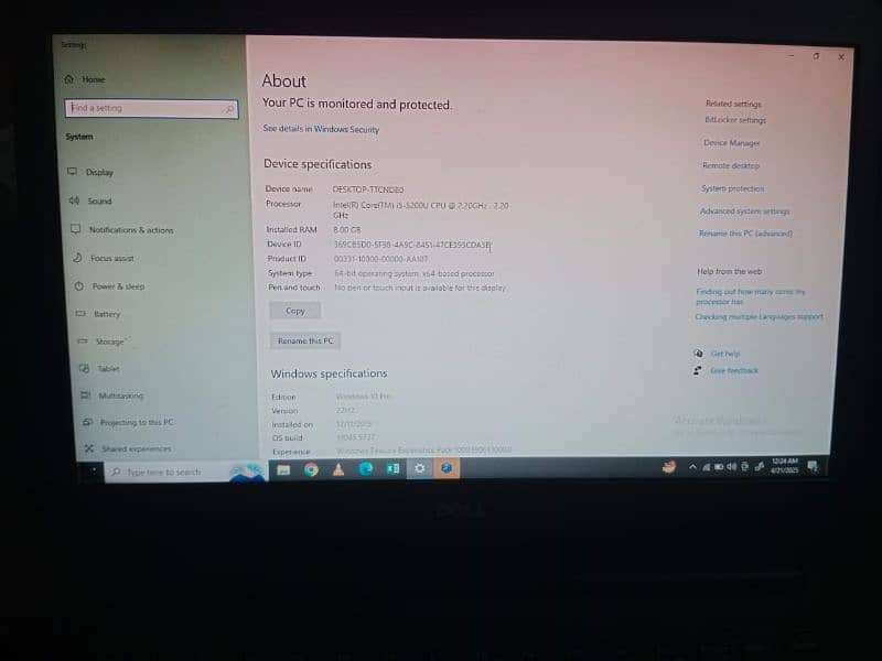 Dell core i5 Number:03221977247 5