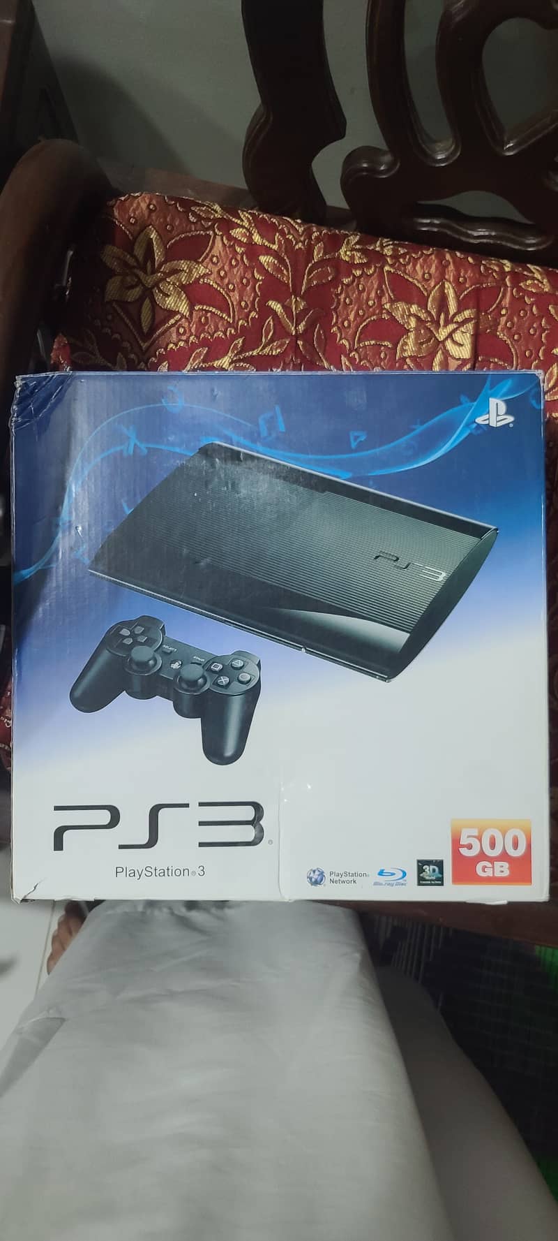 Ps3 superslim jailbreak 500gb with new controller and 30 games 0