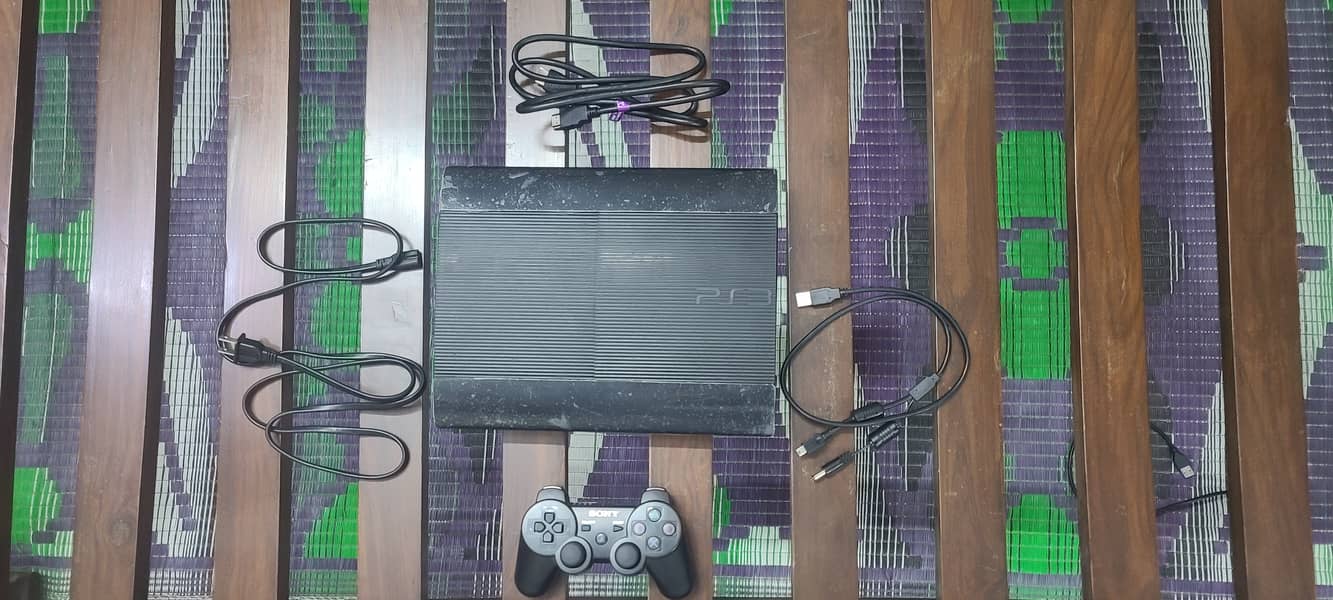 Ps3 superslim jailbreak 500gb with new controller and 30 games 9