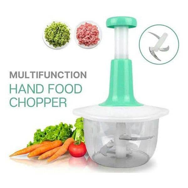 1.5 Liter | Manual Hand Push Chopper & Multifunctional Mixer 2