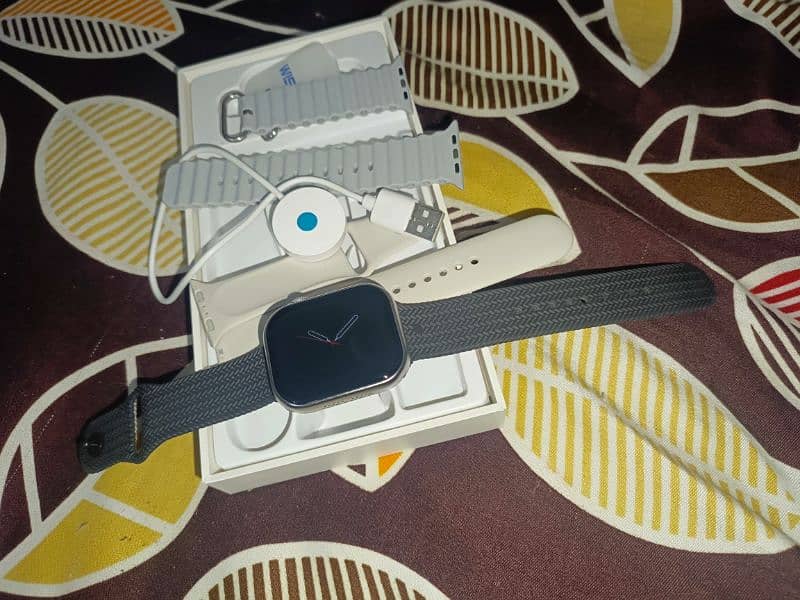 Wisme WS-X10 Series 10 Smart Watch | 3-in-1 Strap Combo | Brand New 5