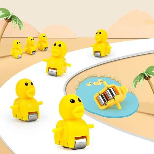 Duck Climbing Stairs Toy - Electric Duck Toy with Lights & Music 4