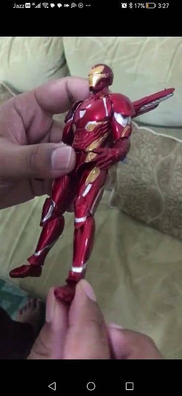 ironman original figure mark 50 fondjoy 7 inch complete weapons. 2