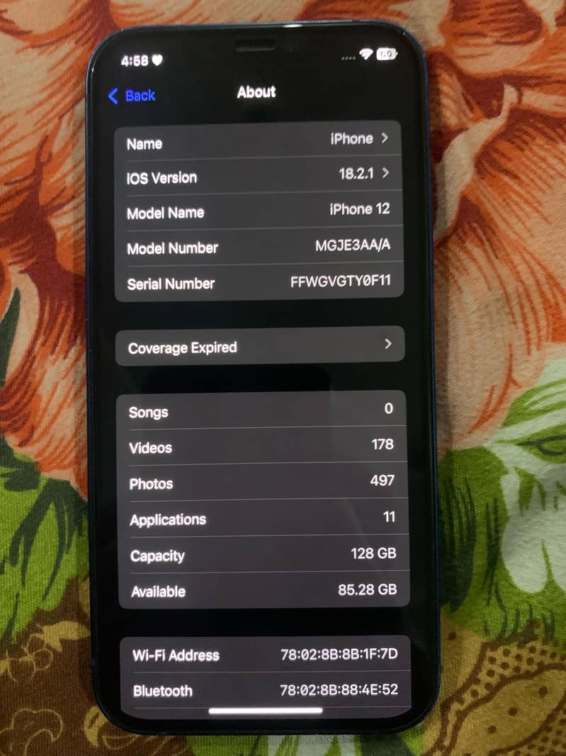 Iphone 12 (128gb , non pta , factory unlock with box ) 1