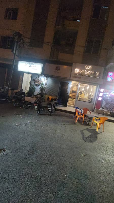 Shop for rent with attached washroom basement near master juice 8